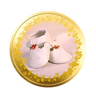 For the christening - printing coin