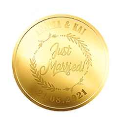 Wedding gift - Engraving coin